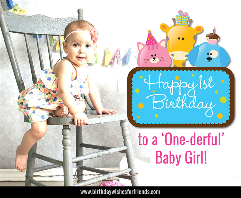 Baby Girl 1st Birthday 