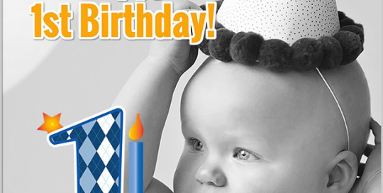 Happy 1st Birthday