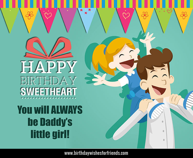 Birthday Wishes for Daughter from Dad