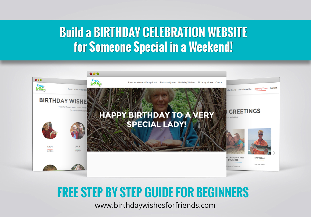 Create a Personalized Birthday Website