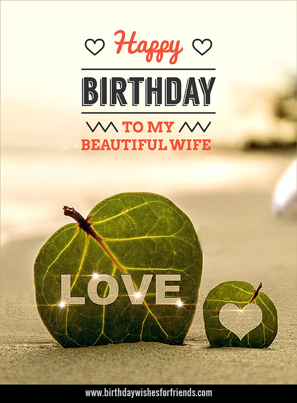 Birthday Wishes to Wife