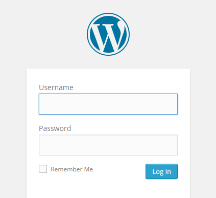 wordpress login